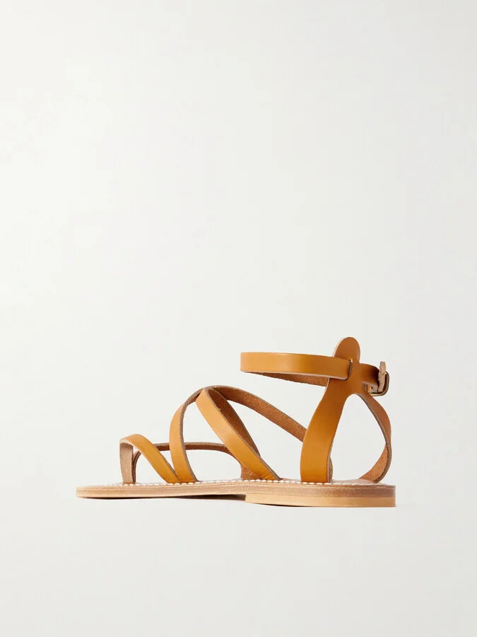 K Jacques St Tropez - Epicure Leather Sandals - Brown - Image 3