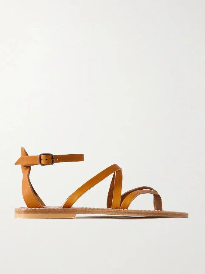 K Jacques St Tropez - Epicure Leather Sandals - Brown