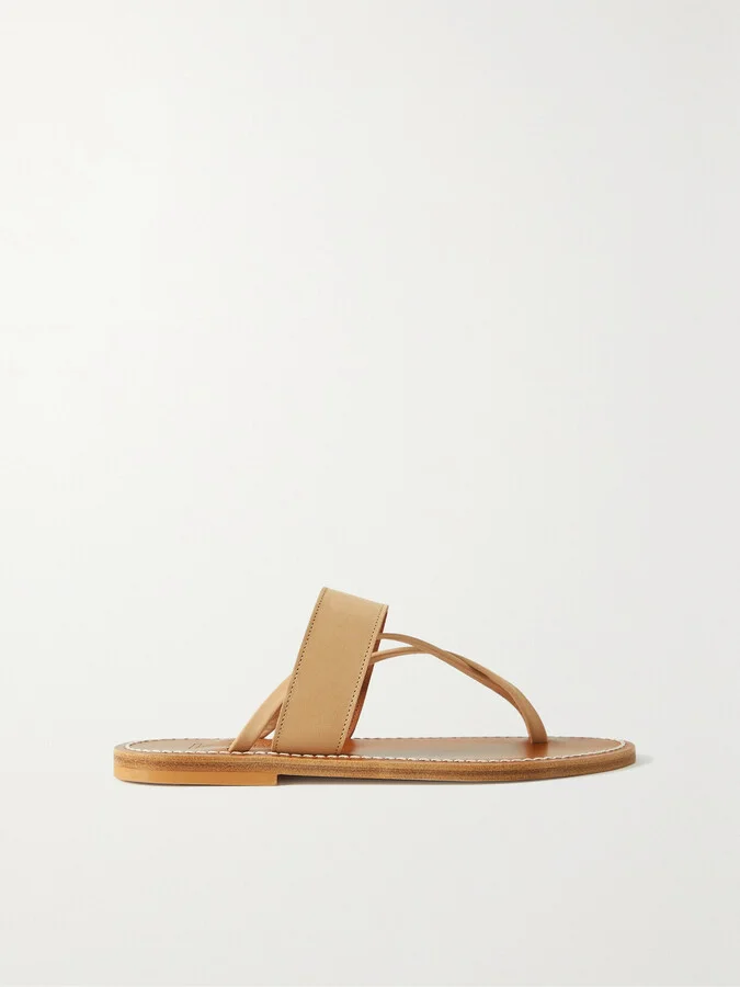 K Jacques St Tropez - + Net Sustain Nehru Nubuck Sandals - Neutrals