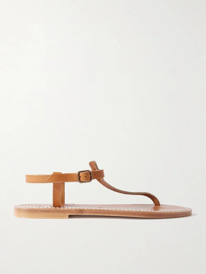 K Jacques St Tropez - Picon Leather Sandals - Brown