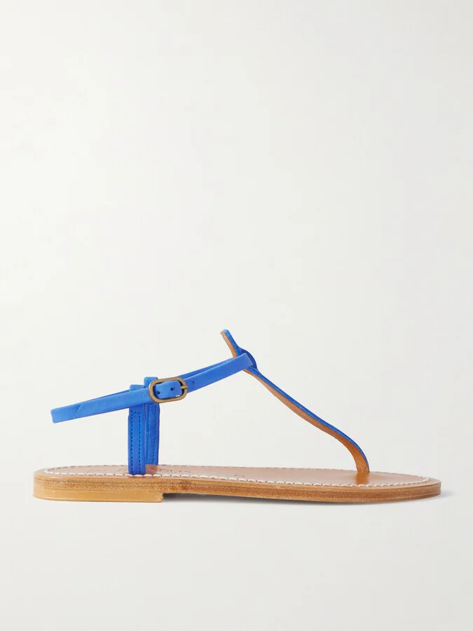 K Jacques St Tropez - Picon Nubuck Sandals - Blue