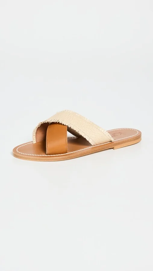 K. Jacques Temuco Raffia Sandals - Image 2