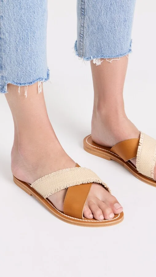 K. Jacques Temuco Raffia Sandals - Image 5