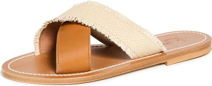 K. Jacques Temuco Raffia Sandals