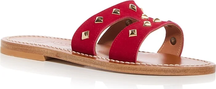 K. Jacques Women's MenandrePyr Embellished Slide Sandals