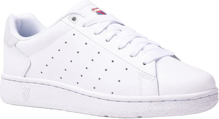 K-Swiss Classic PF 08505-101-M Sneakers Men White Leather Lifestyle Shoes DWA276