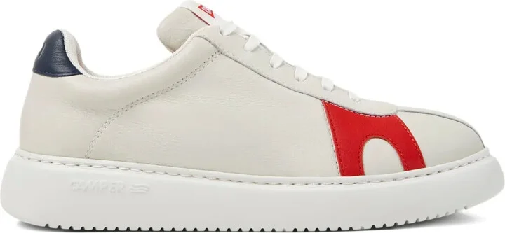 K21 Twins leather panelled sneakers