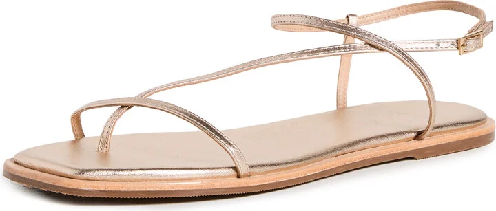 KAANAS Alayta Square Toe Naked Sandals