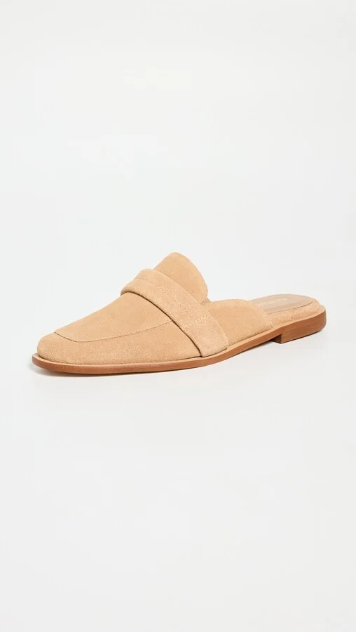 KAANAS Cogno Suede Square Toe Mules - Image 4