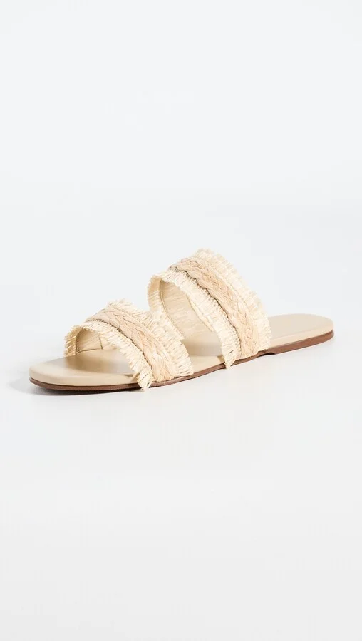 KAANAS Espinela Frayed Double Band Slides - Image 3