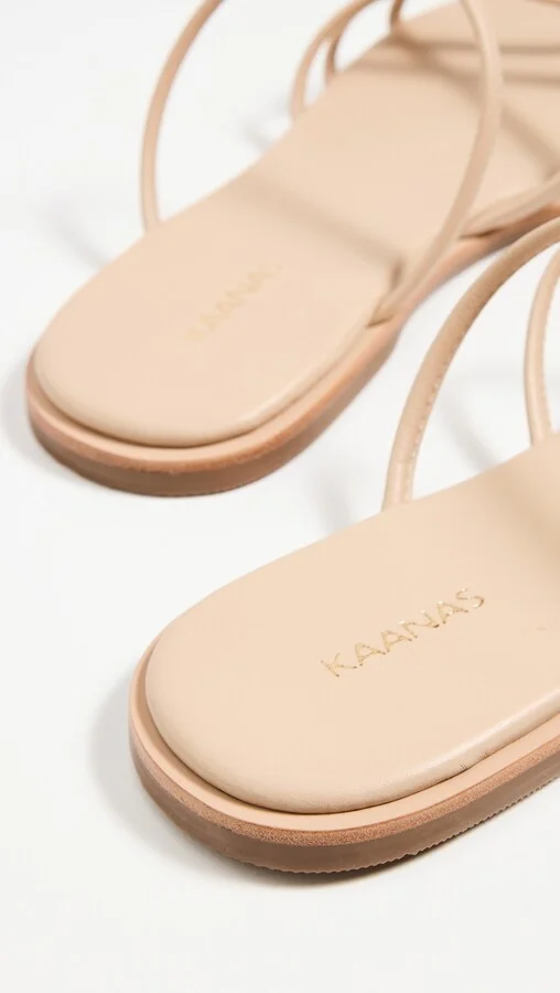KAANAS Kapok Square Toe Strappy Slides - Image 3