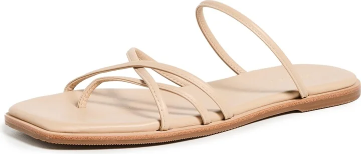 KAANAS Kapok Square Toe Strappy Slides