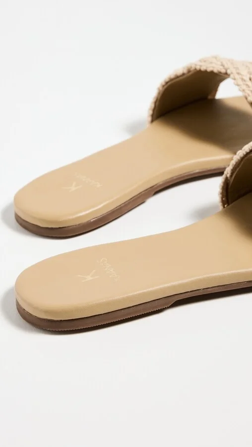 KAANAS Pansy Chunky Braided Slides - Image 2