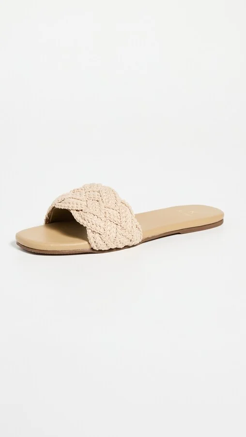 KAANAS Pansy Chunky Braided Slides - Image 4