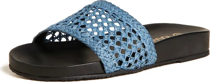 KAANAS Women's AKUMAL Woven Pool Slide Sandal