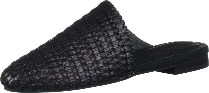 KAANAS Women's Alicante Woven Flat Mule Fashion Slide Shoe