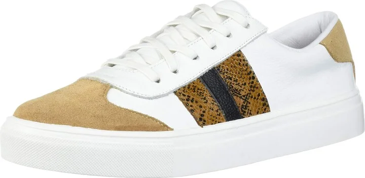 KAANAS Women's Barbera LACE UP Leather Fashion Sneaker