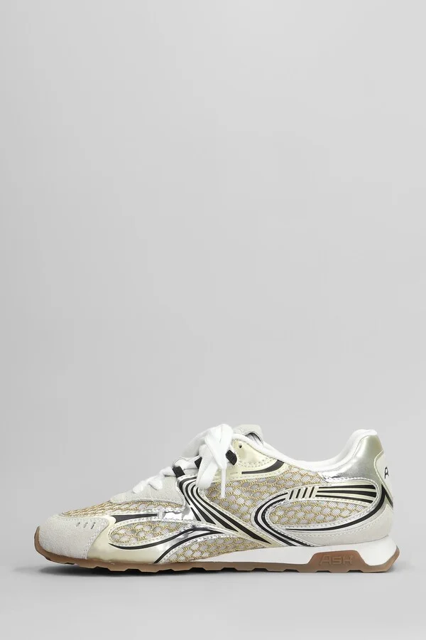 Kabuki Sneakers In Beige Suede And Fabric - Image 3