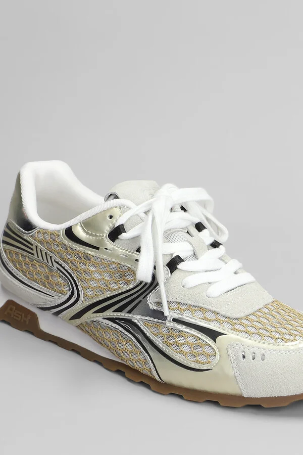Kabuki Sneakers In Beige Suede And Fabric - Image 5