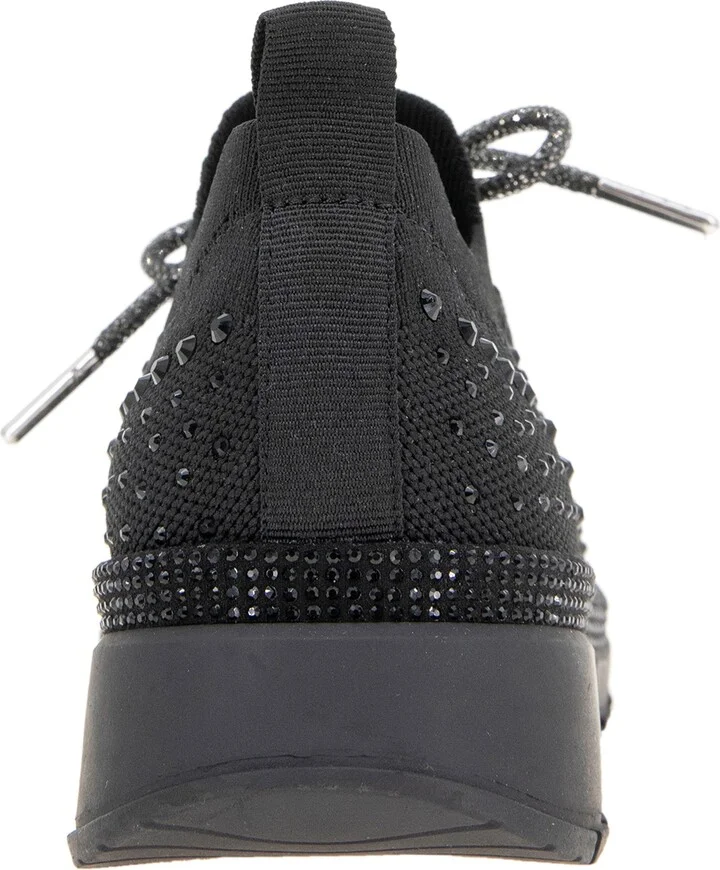 Kacey Rhinestone Knit Sneaker - Image 4