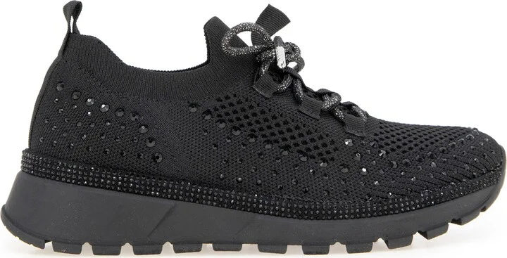 Kacey Rhinestone Knit Sneaker - Image 5