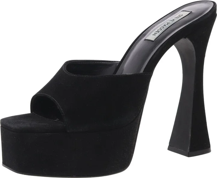 Kacie Womens Metallic Pump Platform Heels