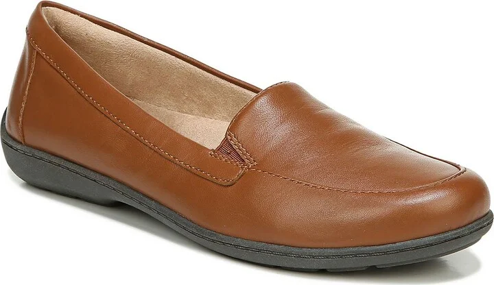 Kacy Womens Cushioned Footbed Round Toe Loafers