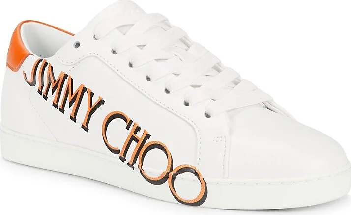 Kai Logo-Print Leather Low-Top Sneakers - Image 2