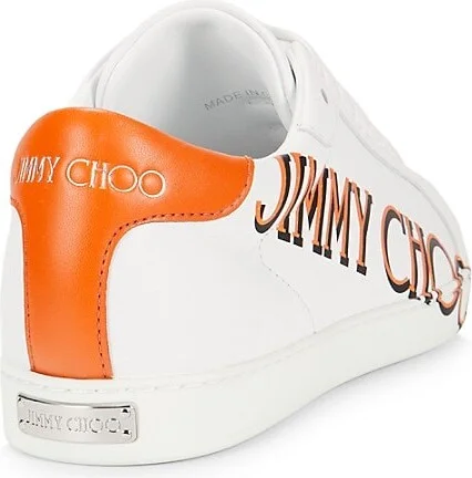 Kai Logo-Print Leather Low-Top Sneakers - Image 3
