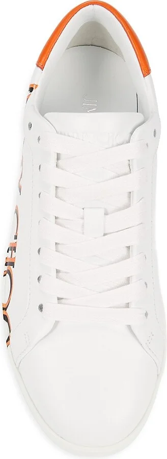 Kai Logo-Print Leather Low-Top Sneakers - Image 5