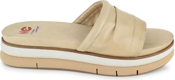 Kai Scrunchie Platform Slide Sandal - Image 9