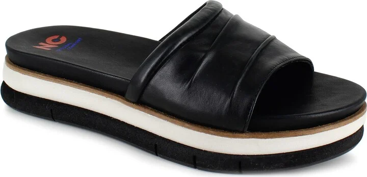 Kai Scrunchie Platform Slide Sandal
