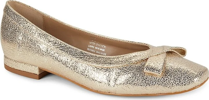 Kaia Metallic Ballet Flats - Image 2