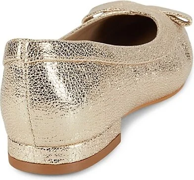 Kaia Metallic Ballet Flats - Image 3