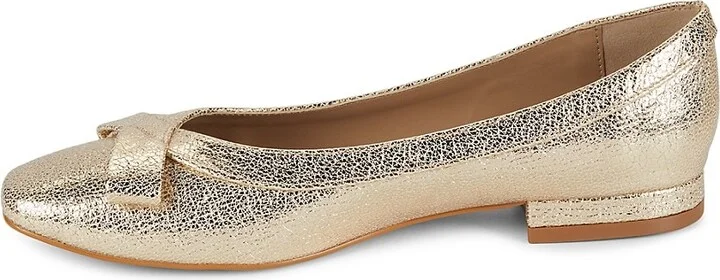 Kaia Metallic Ballet Flats - Image 4