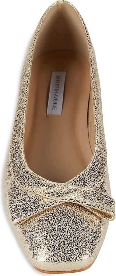 Kaia Metallic Ballet Flats - Image 5