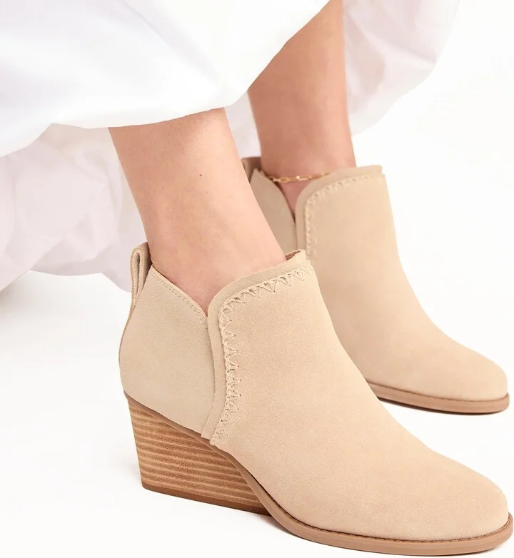 Kaia Suede Wedge Boot - Image 3