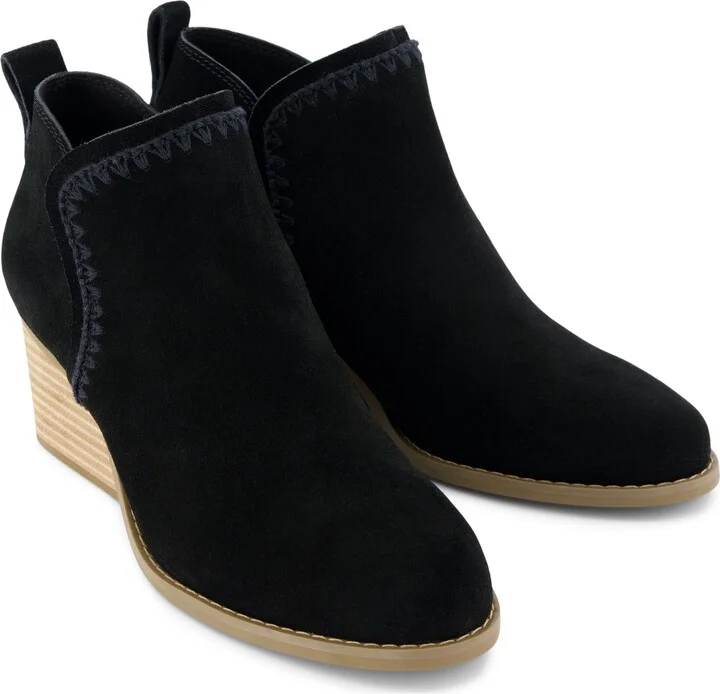 Kaia Suede Wedge Boot - Image 4