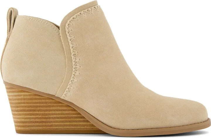 Kaia Suede Wedge Boot