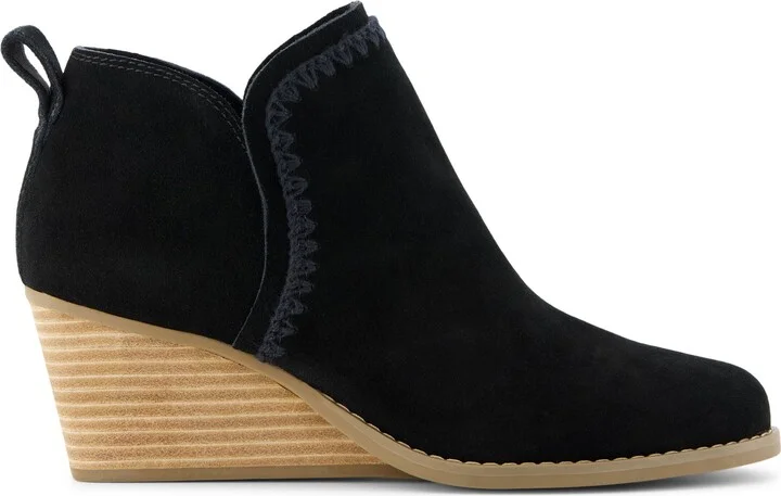 Kaia Suede Wedge Boot