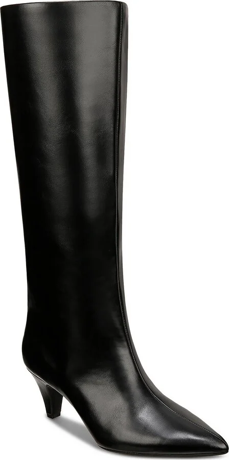 Kaia Womens Faux Leather Tall Knee-High Boots