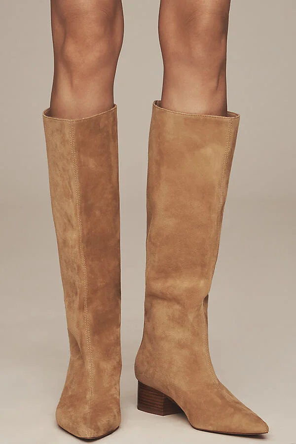 Kaias Suede Knee-High Boots - Image 2