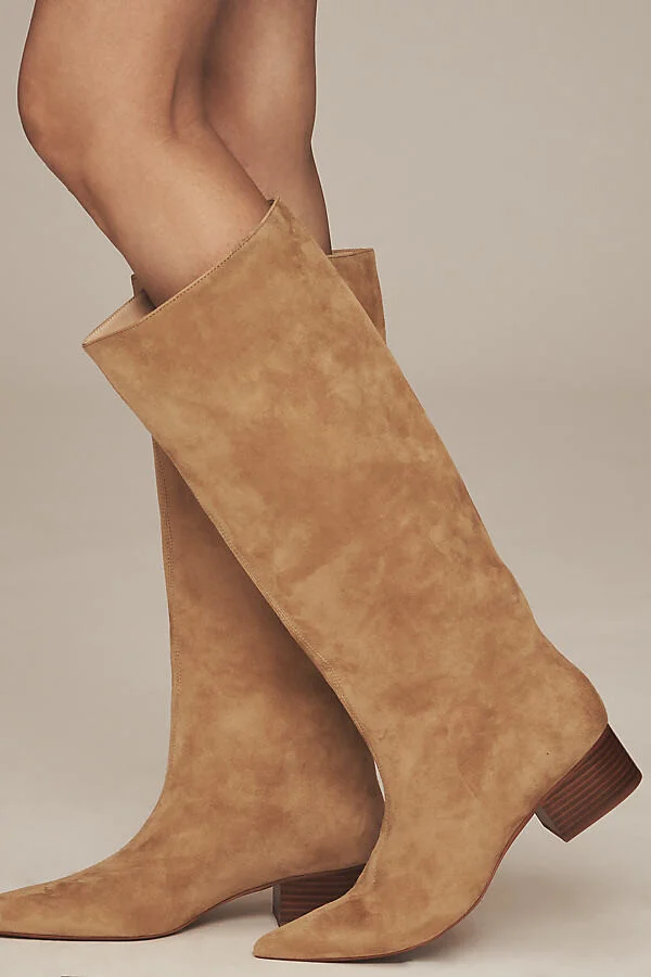 Kaias Suede Knee-High Boots - Image 3