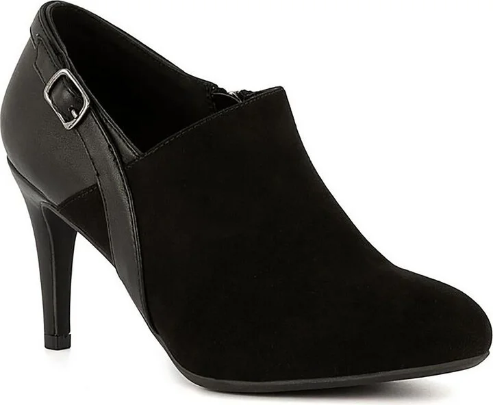 Kaindie Womens Embossed Faux Leather Shooties
