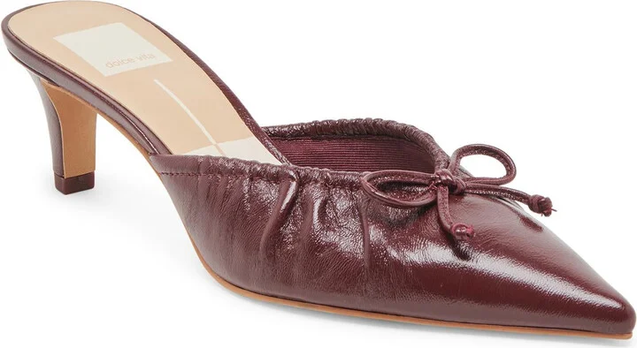 Kair Mid Womens Bow Mules