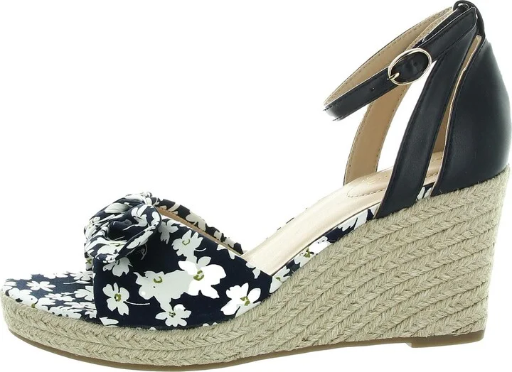 Kaira 7 Womens Mixed Media Canvas Espadrilles