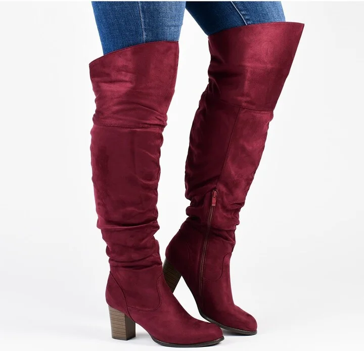 Kaison Wide Calf Ruched Tall Boot - Wide Calf - Image 7