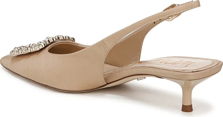Kaitlyn Slingback Pointed Toe Kitten Heel Pump - Image 2