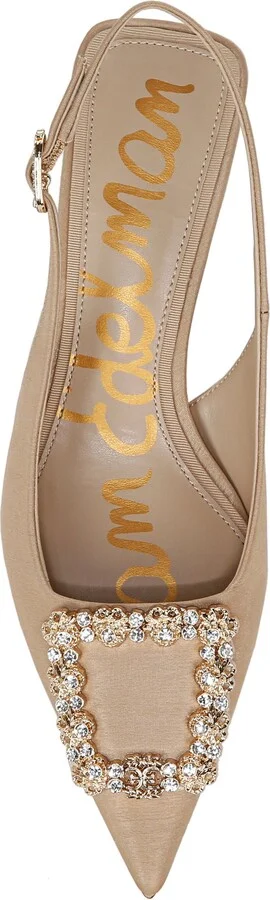Kaitlyn Slingback Pointed Toe Kitten Heel Pump - Image 5