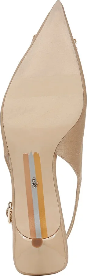 Kaitlyn Slingback Pointed Toe Kitten Heel Pump - Image 6